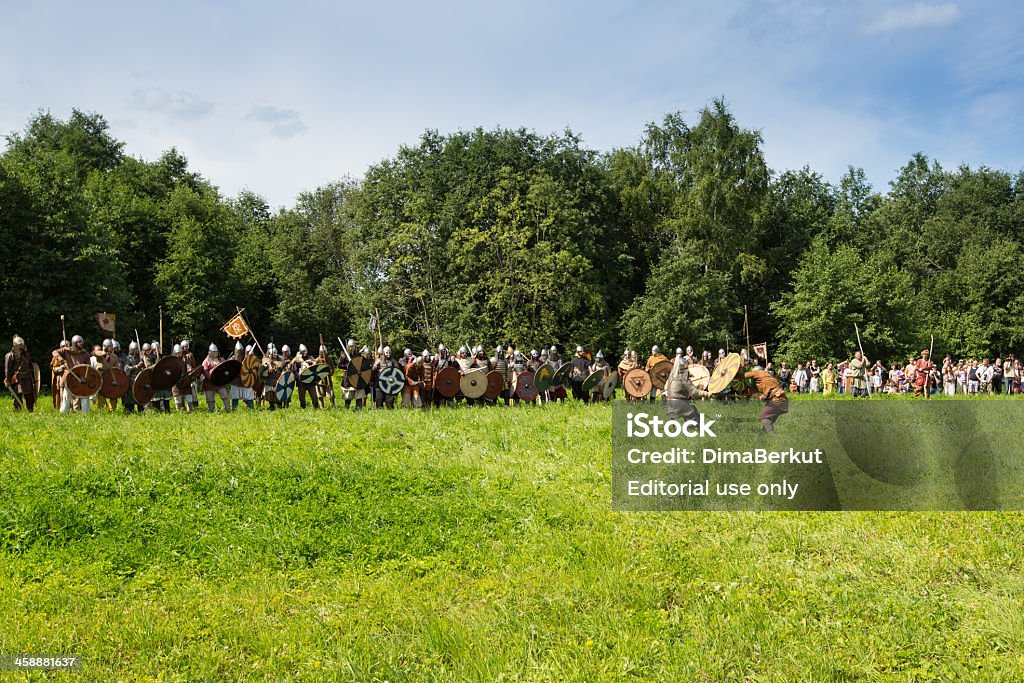 Historyczne Festiwal kultury średniowiecza w Rosji - Zbiór zdjęć royalty-free (Armia)