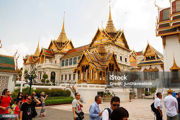 Chakri Maha Prasat Hall Stock Photo - Download Image Now - Adult, Architecture, Asia