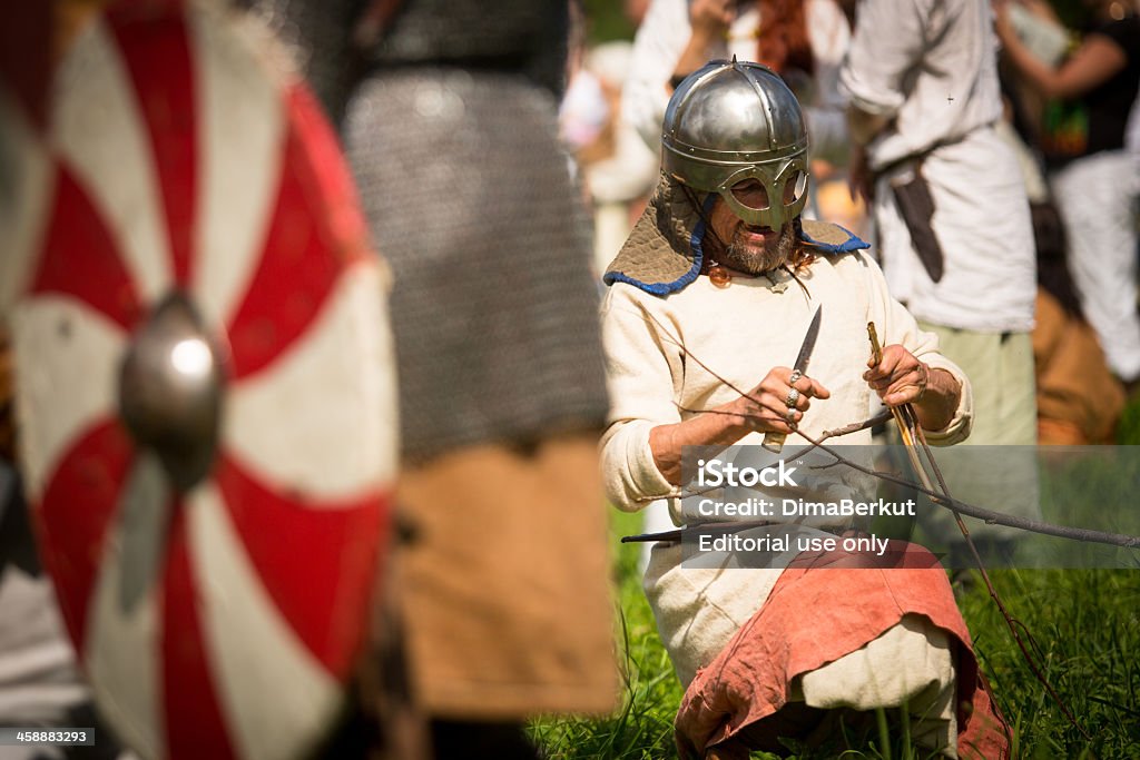 Histórico festival da cultura medieval na Rússia - Royalty-free Adulto Foto de stock