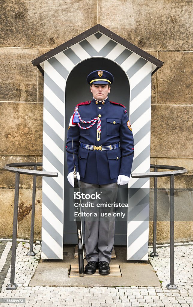 プラハ城ガード、 - チェコ共和国のロイヤリティフリーストックフォト