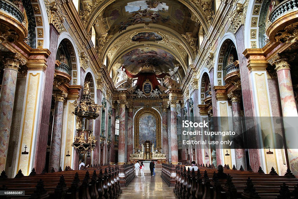 Igreja de Viena-Jesuits - Royalty-free Arquitetura Foto de stock