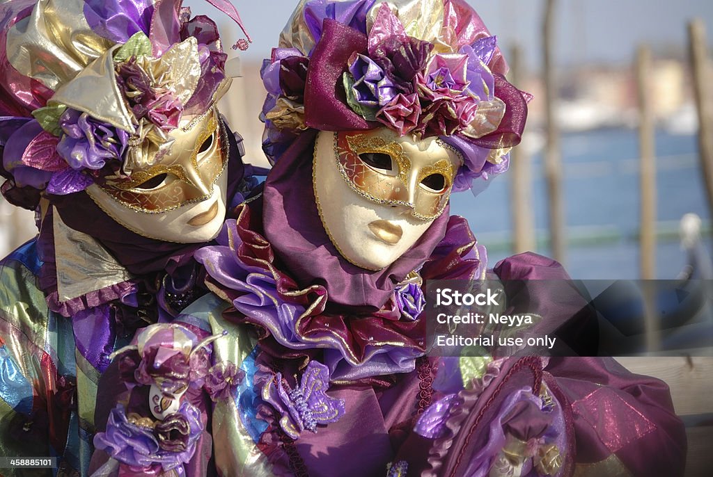 Carnaval de Veneza/09/2009 - Foto de stock de Artista royalty-free