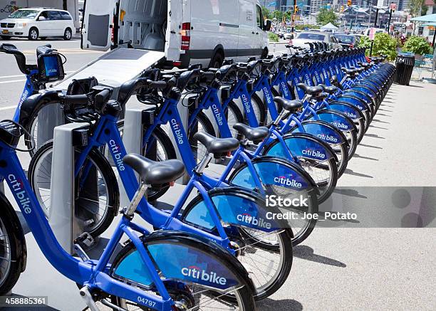 Noleggi Citibike - Fotografie stock e altre immagini di Ambiente - Ambiente, Bicicletta, Bike sharing