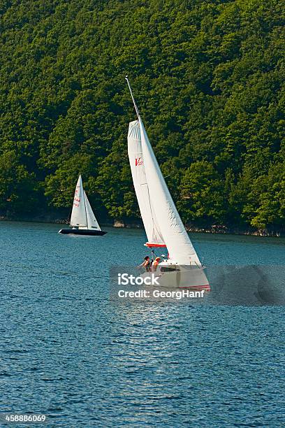 Sailing Ship On The Rursee Stock Photo - Download Image Now - Close-up, Cologne, Color Image