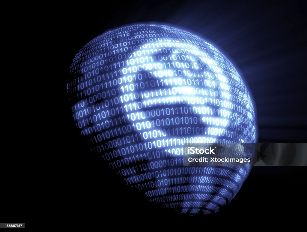 Binary Code Technology Stock Photo - Download Image Now - Global, No ...