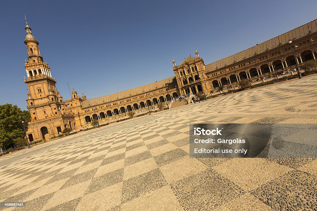 Plaza de Espania à Séville - Photo de Andalousie libre de droits