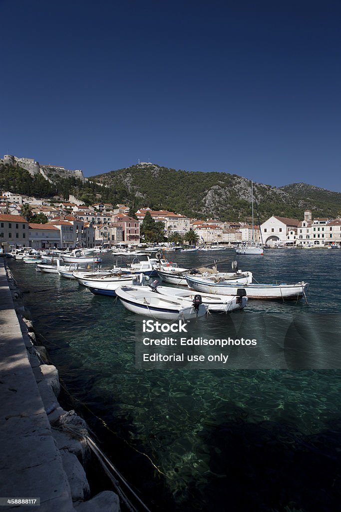 Bateaux amarrés - Photo de Croatie libre de droits