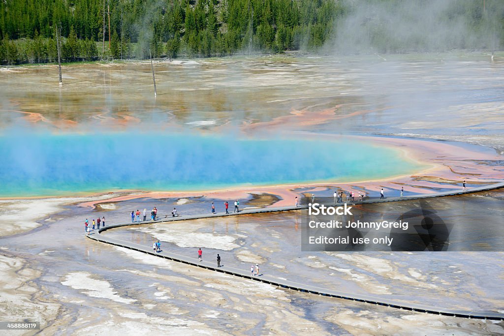 Grand Prismatic - Foto de stock de Extremófilo libre de derechos