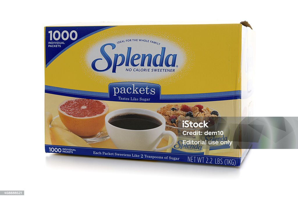 Splenda Ankara, Turkey - February 8, 2013: Product shot box of Splenda.  Splenda is a sucralose-based artificial sweetener. Owned by the British company Tate &amp; Lyle and American company Johnson &amp; Johnson Artificial Stock Photo