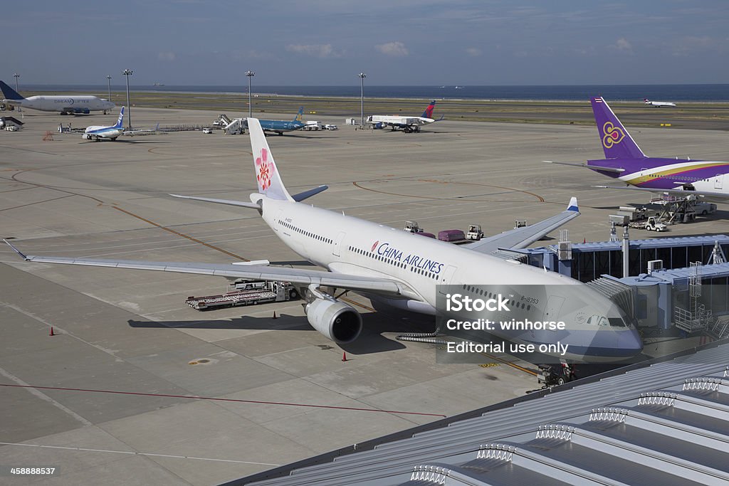 중국 항공 에어버스 A330 - 로열티 프리 All Nippon Airways 스톡 사진