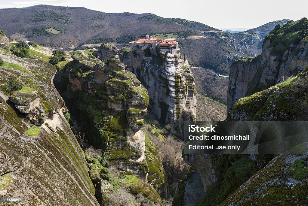 Meteora, Grécia - Foto de stock de Arquitetura royalty-free