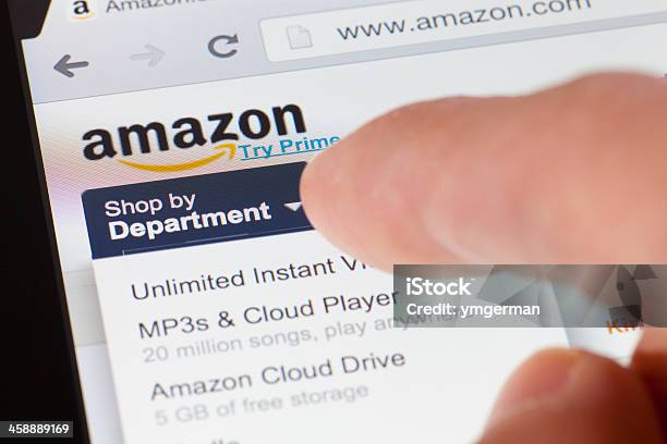 Browsing The Amazon Webpage On An Ipad Stock Photo - Download Image Now - Amazon.com, Shopping, Internet