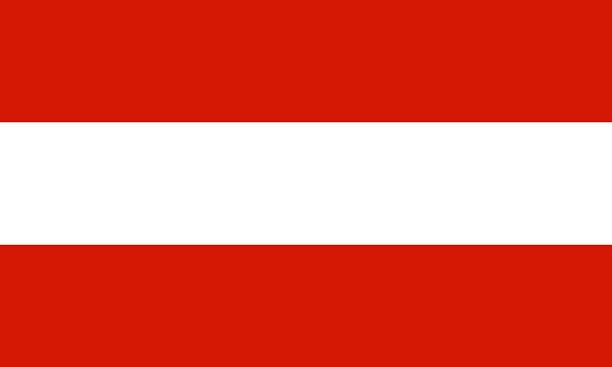 австрийский флаг - austrian flag стоковые фото и изображения