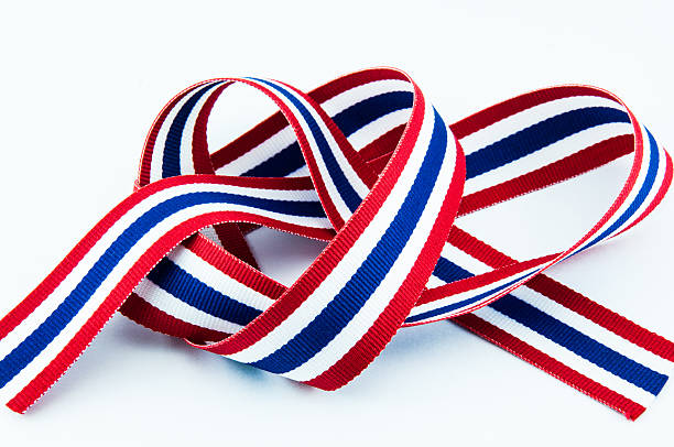 istock Thailand flag ribbon 458892543