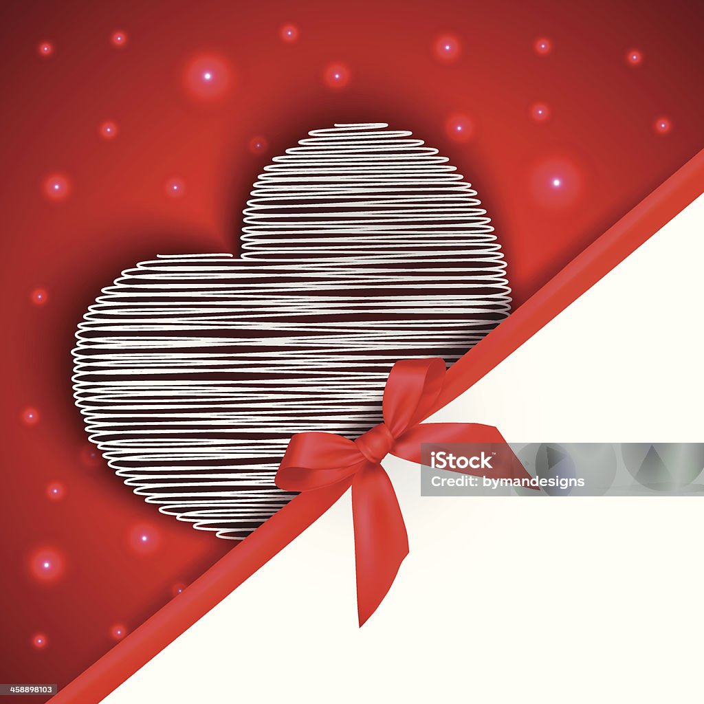 Corazones regalos tarjeta de felicitación - arte vectorial de Amor - Sentimiento libre de derechos