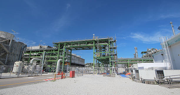 istock Refinery Industrial plant with blue sky 458898777