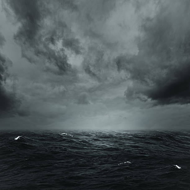 istock Stormy ocean, abstract natural backgrounds for your design 458899263