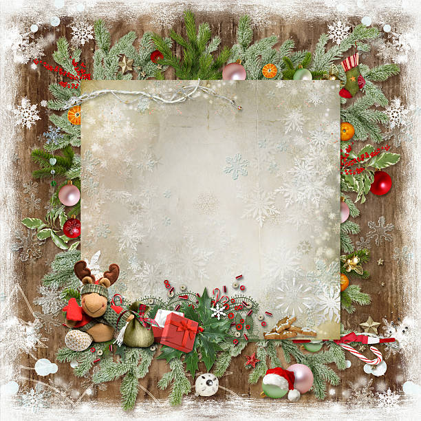 istock Christmas and New Year card 458908735