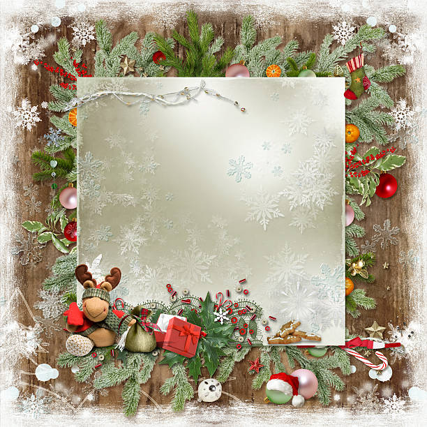 istock Christmas and New Year card 458908793