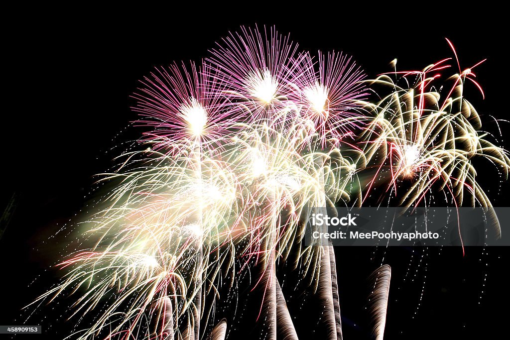 Fogos de artifício ou firecracker variedade de fundos. - Royalty-free Amarelo Foto de stock