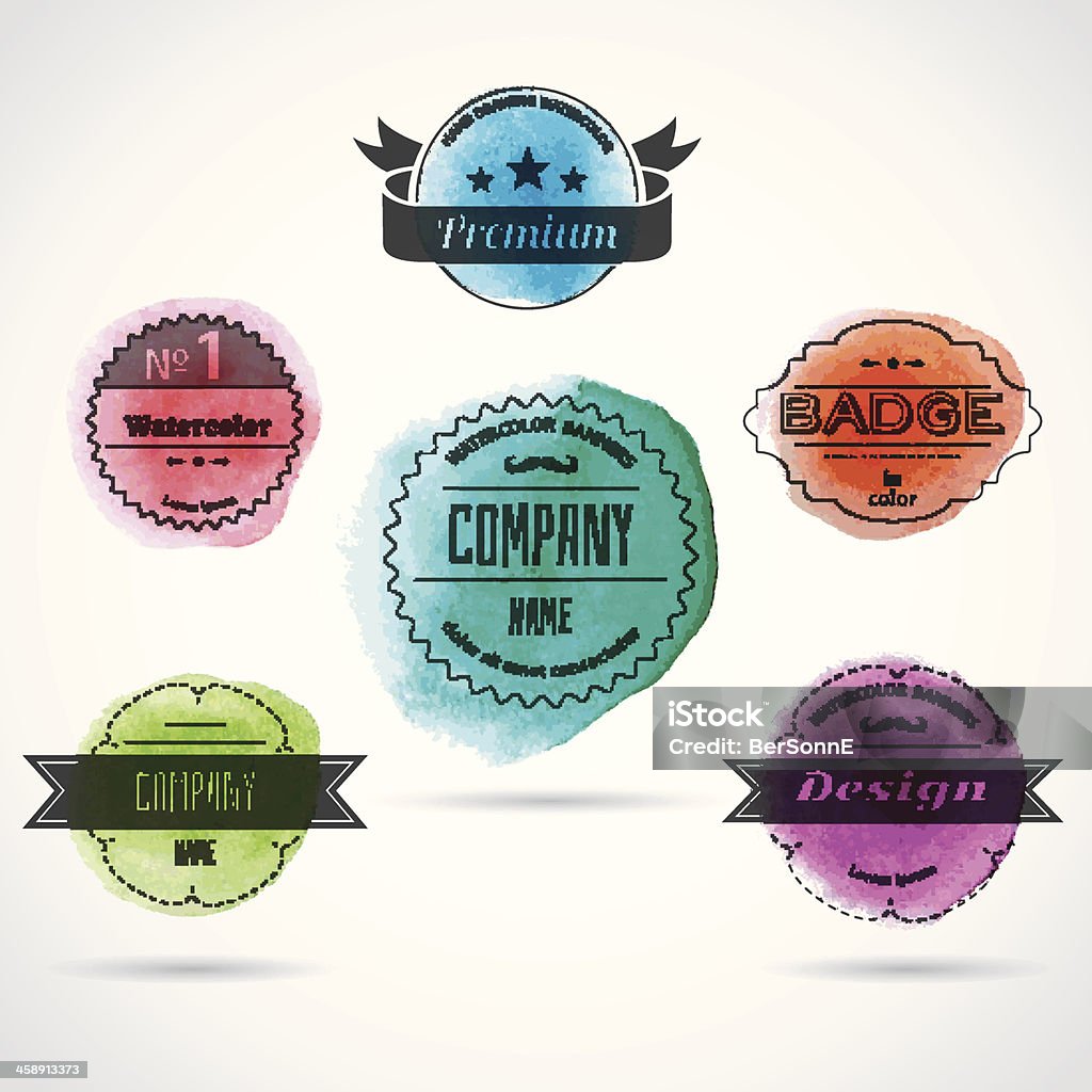 True Color Badges Color Badges Stock Illustration - Download Image Now - Abstract, Badge ...