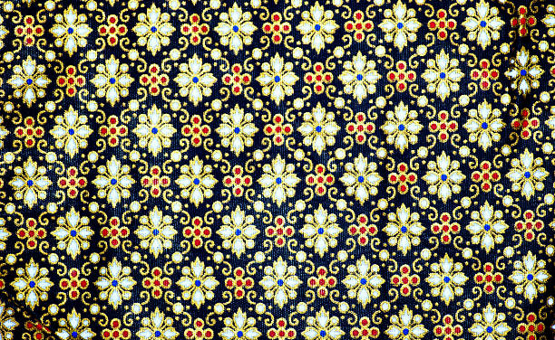 istock pattern of thai hand made fabric background 458916693