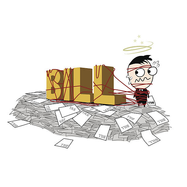 istock Have a lot of Bills is mountain hight 458919881