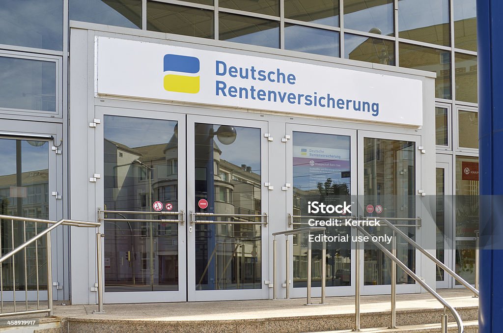 Deutsche Rentenversicherung-Deutsche annuity assurance - Lizenzfrei Alter Erwachsener Stock-Foto