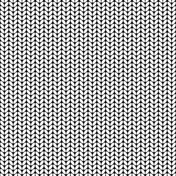 Illustration seamless knitted pattern. Seamless knitted pattern. Seamless pattern can be used for wallpaper, pattern fills, web page background. Vector illustration. cardigan sweater stock illustrations