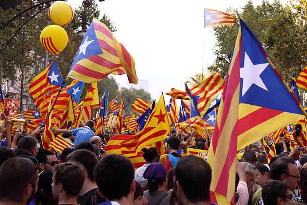 Comemorar o Dia Nacional da Catalunha - foto de acervo