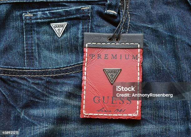 nikkel Harden Gepland Guess Jeans Stock Photo - Download Image Now - Guess - Designer Label, Jeans,  Blue - iStock