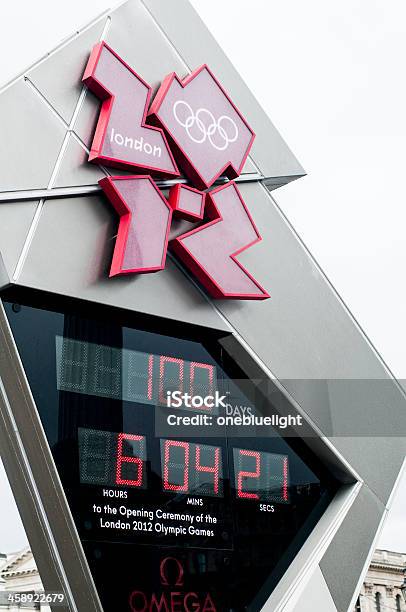 London 2012 Olympics Games Clock Counting Down 100 Days Left Stock Photo - Download Image Now