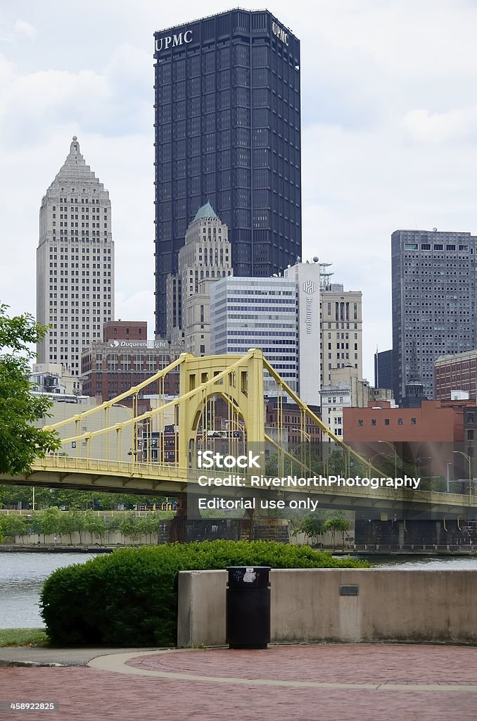 Skyline von Pittsburgh - Lizenzfrei Alt Stock-Foto