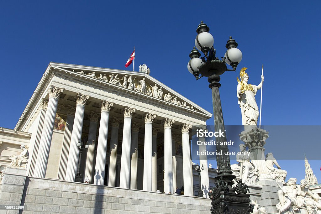 Edificio del Parlamento austríaco - Foto de stock de Arquitectura libre de derechos