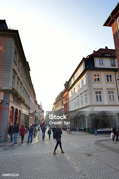 Heidelberg Hauptstrasse - Fotografias de stock e mais imagens de Alemanha - Alemanha, Andar, Ao Ar Livre