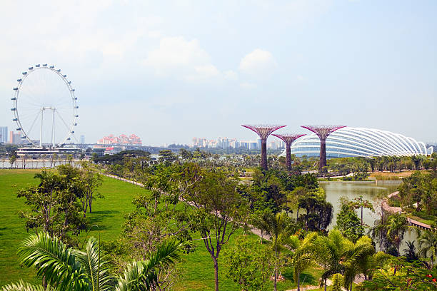 메트로폴리스 가든바이더베이 til kallang - editorial asia singapore park 뉴스 사진 이미지