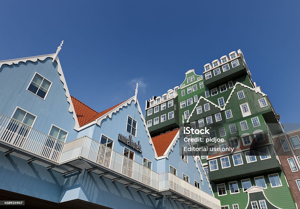 Zaanse Schans Stil hotel Fassade - Lizenzfrei Architektonisches Detail Stock-Foto