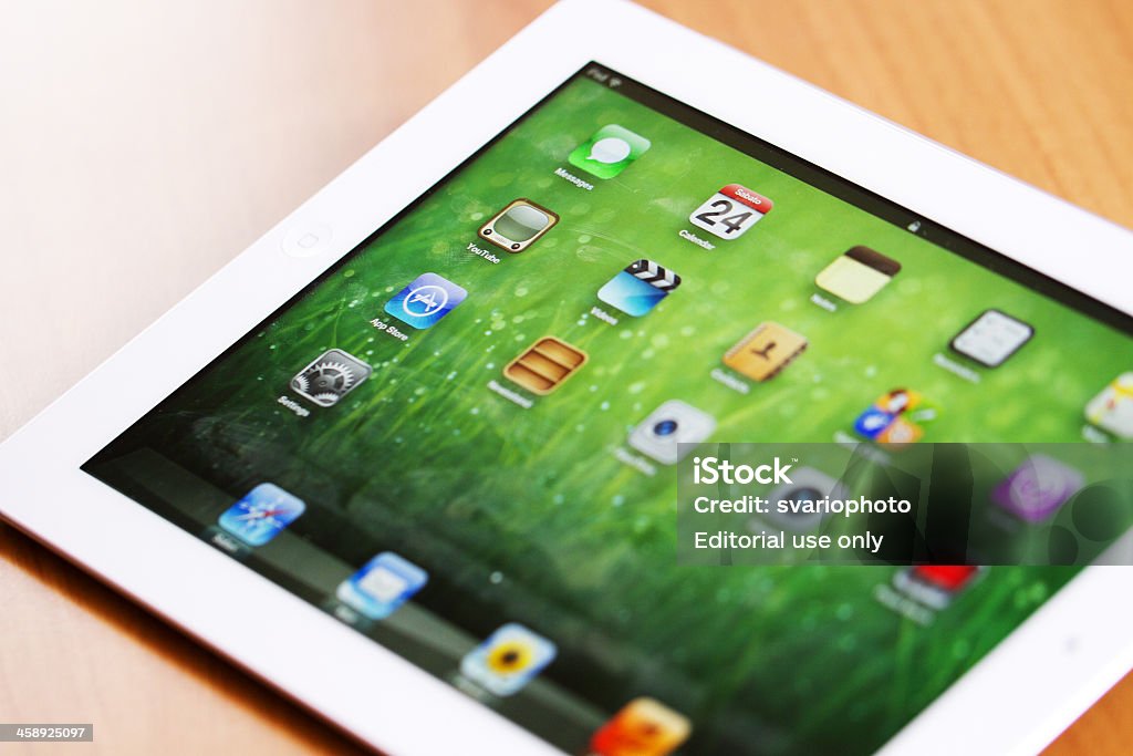 Novo iPad de 3.ª geração. - Royalty-free Agenda Eletrónica Foto de stock