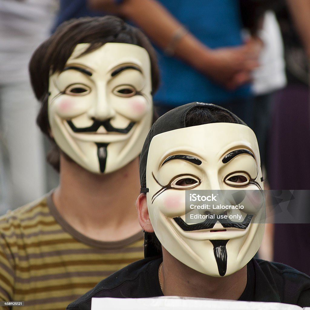 Anónimo - Foto de stock de ATTAC libre de derechos