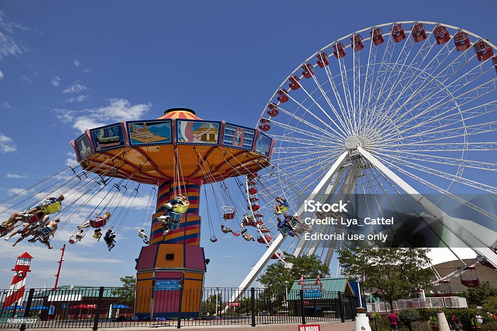 Chicago Navy Pier # 2 XXXL - Lizenzfrei Aktivitäten und Sport Stock-Foto