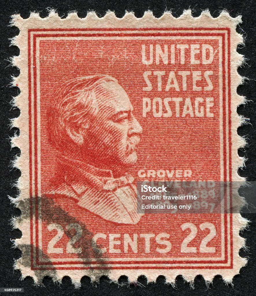 Grover Cleveland Stamp - Lizenzfrei 20-24 Jahre Stock-Foto