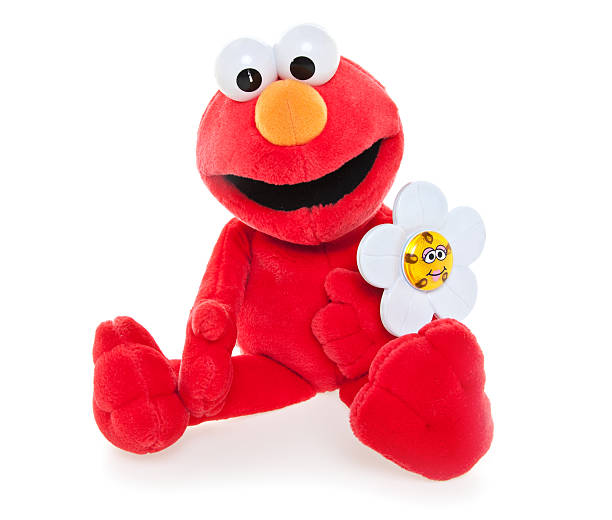 elmo - elmo toy puppet sesame street imagens e fotografias de stock