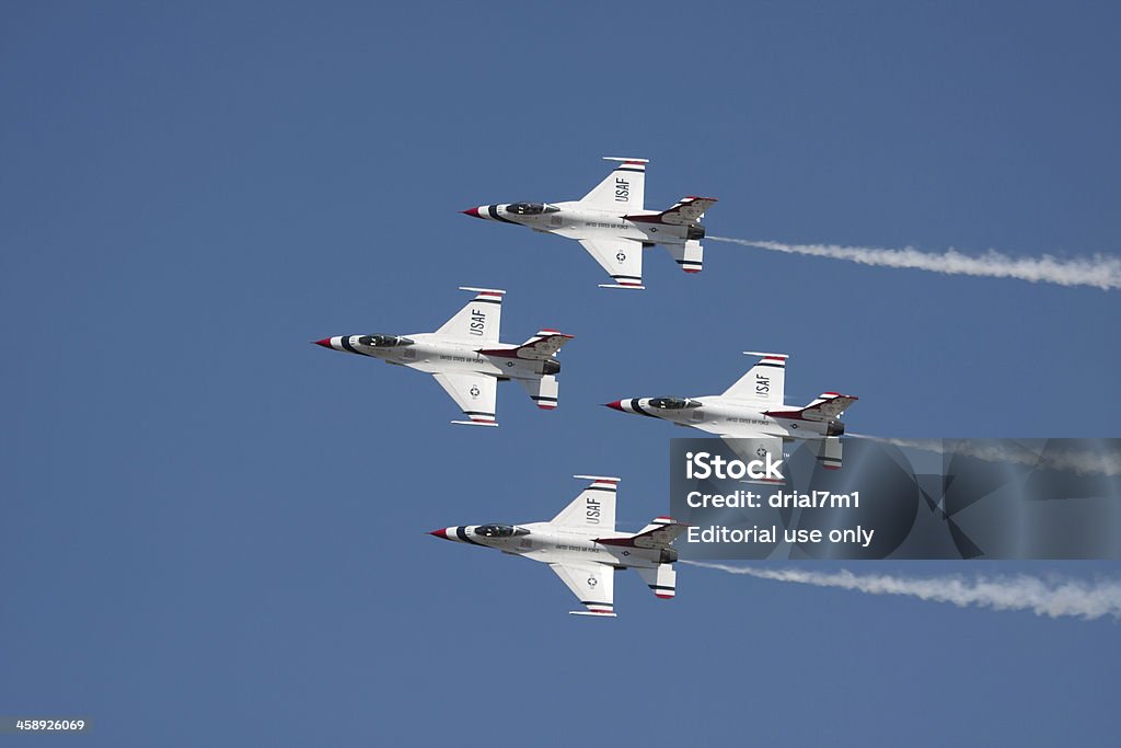 Thunderbird Diamond Formation - Photo de Aile d'avion libre de droits