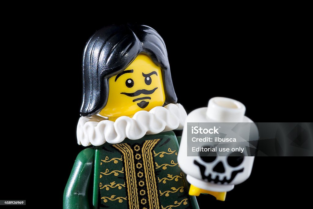 Lego Minifigures serii 8 Figurka: The Thespian - Zbiór zdjęć royalty-free (William Shakespeare)