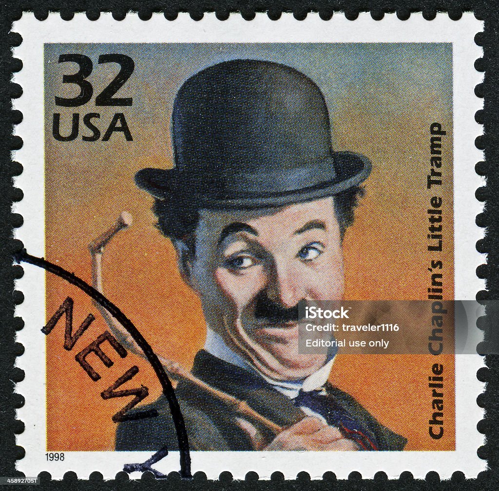 Charlie Chaplin de la firma - Foto de stock de Hollywood - California libre de derechos