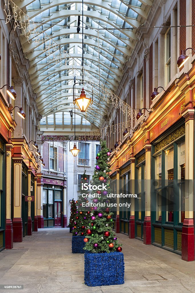 Leadenhall mercado - Foto de stock de Arcada royalty-free