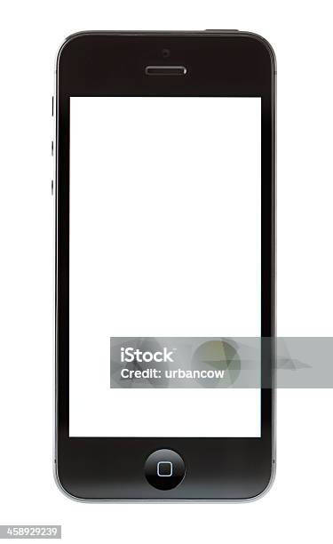 Apple Iphone 5 Foto de stock y más banco de imágenes de Teléfono inteligente - Teléfono inteligente, Blanco - Color, Brillante