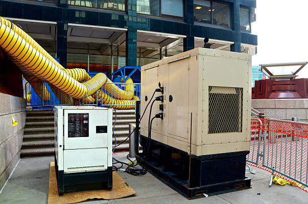 Hurricane Sandy Aftermath, 6 Weeks Later, Lower Manhattan, NYC stock photo