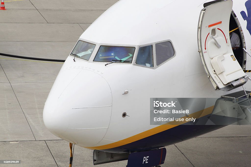 Flugzeug-cockpit - Lizenzfrei Ryanair Stock-Foto