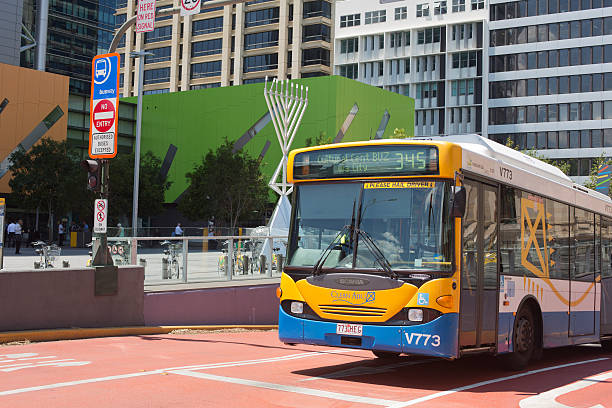 Brisbane Bus stock photo